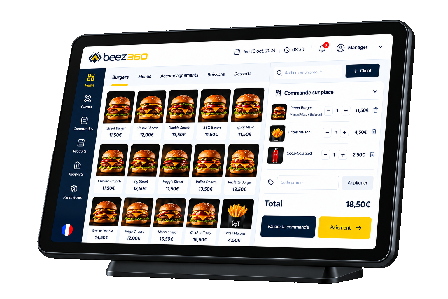 BeezPOS : encaissement sur tablette.